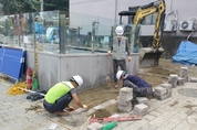 ‘지반 침하’ 인천역 인근 긴급 보수…철도공단 “올해 안 보수 완료”