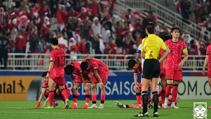 한국 U-23 축구대표팀, 파리행 불발