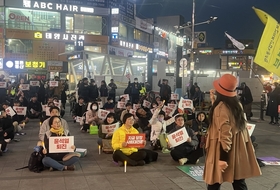 "헌재 선고 결과 바뀌지 않을 것"…수원촛불행동, 尹 탄핵 촉구 집회 개최