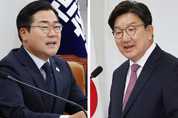 임기 중 여야 뒤바뀐 박찬대·권성동 원내대표, 퇴임 분위기 상반