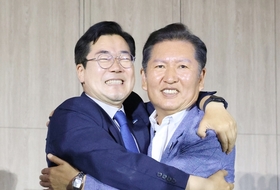 박찬대·정청래 “안 헤어질 결심”…친명 원외조직서 ‘당심 공략’