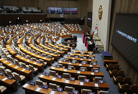 金 총리 임명동의안, 與 주도 국회 본회의 통과