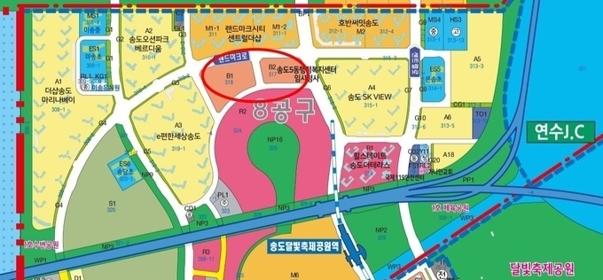 송도B1·B2블록 두 번 유찰에 가격 ↓…유찰 위기는 ‘계속’