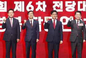 국힘 당대표 후보, TK 합동연설회서 ‘탄반’·‘탄찬’ 대치