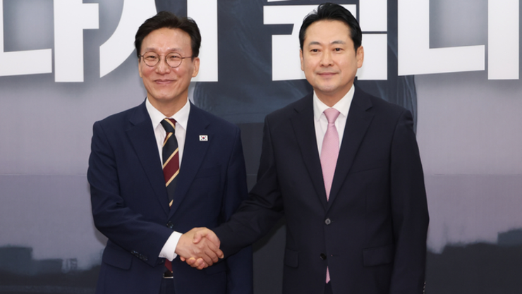 김민석 총리-장동혁 국힘 대표 회동, 여야 협치 방안 논의
