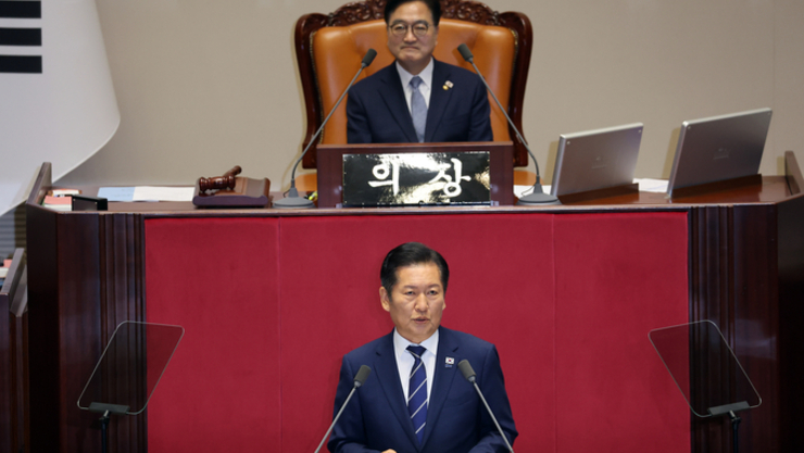 정청래 “내란 청산, 정치 보복 아냐…국힘, 내란 세력 단절 못하면 위헌 정당”