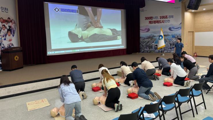 인천 급성 심정지 발생률 수도권 최고… 대폭 늘어난 CPR 교육에 생존율 전국 3위