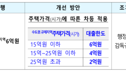 "내일부터 고가주택 대출 2억으로 제한"...금융위, 부동산 대출 전면 강화