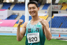 [제106회 전국체전] '스마일 점퍼' 우상혁, 통산 10번째 정상 등극