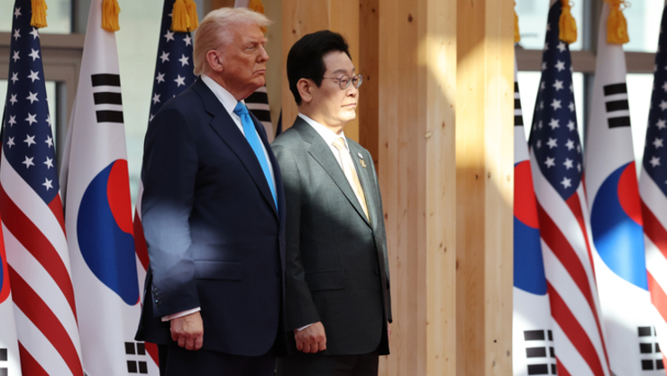 이 대통령-트럼프 대통령 한미정상회담 ‘한반도 평화’·‘한미동맹’ 강조