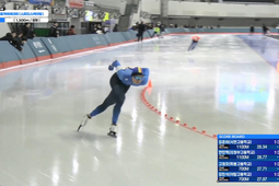 [제107회 전국동계체전] 서현고 김준하, 스피드스케이팅 1500m '대회신' 우승…3관왕