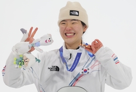 [동계 올림픽] 성복고 유승은, 스노보드 여자 빅에어 '동메달'
