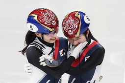 [동계 올림픽] 성남시청 김길리·최민정, 쇼트트랙 女 1500m '더블 포디움'