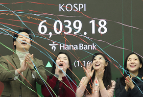 코스피, 사상 첫 6000선 돌파…하락 베팅도 사상 최대