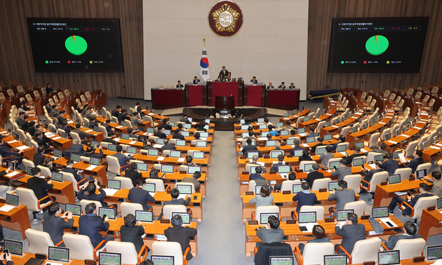 국민투표법, 전남·광주 통합법 與 주도 국회통과…국힘, 필리버스터 전격 중단