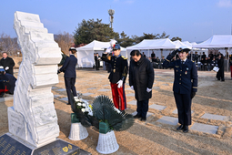 양평 프랑스대대 소속 한국군 참전기념비에 추모발길 이어져
