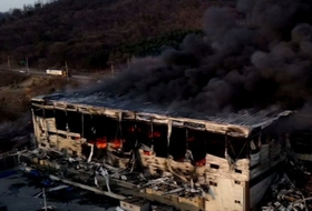 용인 처인구 물류창고 화재…대응 1단계 발령