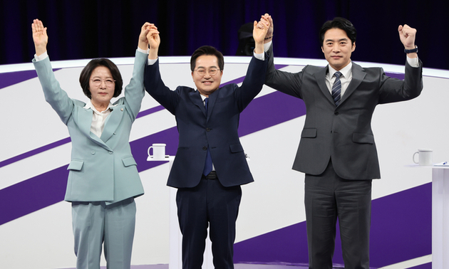 [與 경기지사 후보 합동토론회] 한준호·추미애·김동연, 도민 생활 맞춤 공약 제시