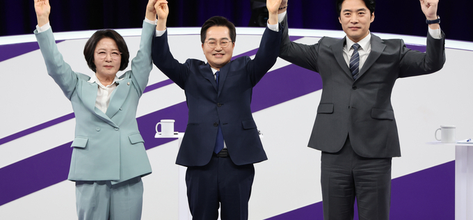 [與 경기지사 후보 합동토론회] 한준호·추미애·김동연, 도민 생활 맞춤 공약 제시
