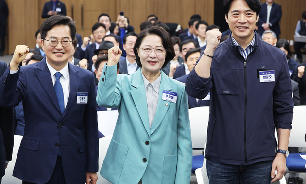 與 경기지사 후보 본경선 돌입…"표심 경쟁"