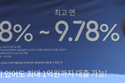 '연봉 이내' 신용대출 한도 완화…고금리에 원금 이상 이자 지불 우려