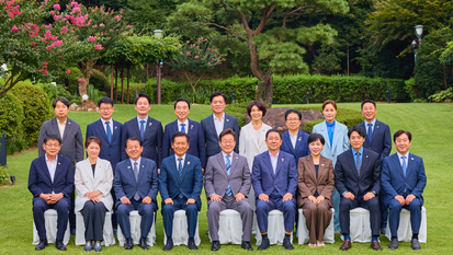 李대통령, 與지도부와 만찬…추석 전 ‘수사·기소분리’ 확인