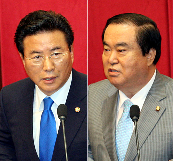 한나라당 이윤성 의원(인천 남동갑) 민주당 문희상 의원(의정부 갑)