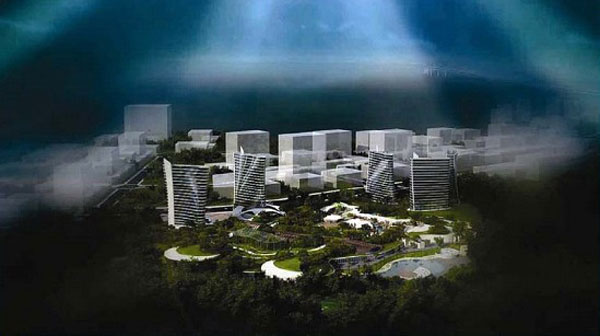 운북 리테일 어드벤쳐 파크 조감도.