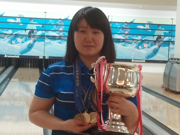 여중부 볼링 2관왕 MVP고양 가람중 김 효 민