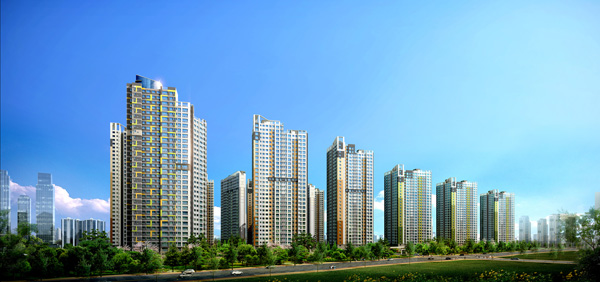  송도국제도시 호반베르디움 투시도./호반건설 제공