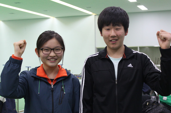 이용준(오른쪽)·정수민