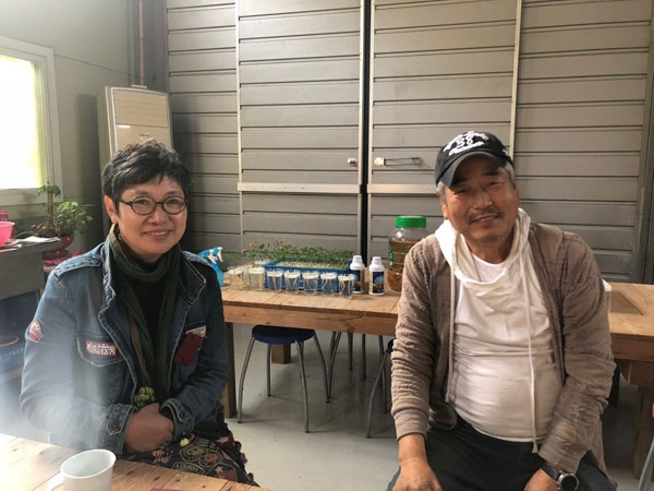 다정마을 물고기자리 이광재 대표(오른쪽) 박미원 사무장(왼쪽)