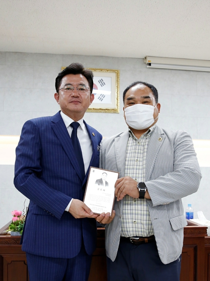 경기도의회 박창순 의원이 안전행정위원회 '최우수위원'으로 선정됐다./사진=경기도의회 제공