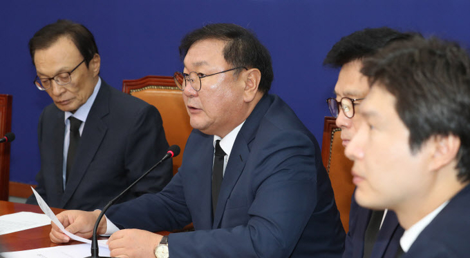  발언하는 김태년 민주당 원내대표. (사진= 연합뉴스) 
