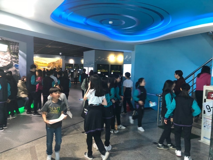 생태학습관 내부 관람 모습 (사진=경기도 제공)