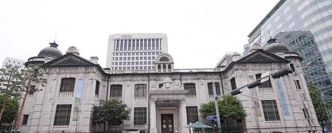 지난 12일 오전 서울 중구 한국은행 화폐박물관과 본부 건물 (사진=연합뉴스)