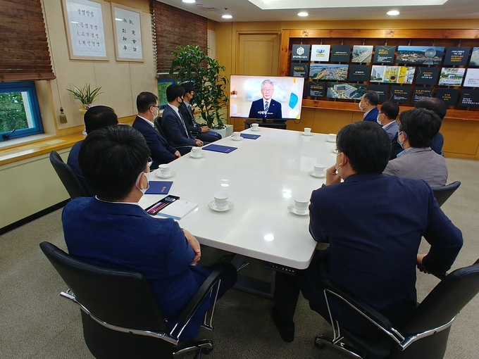 디지털 선포식을 개최하고 있는 모습 (사진 = GH 제공)