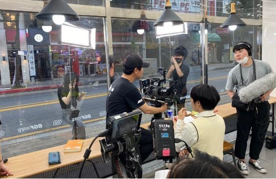중소기업 제품 홍보 촬영 (사진=동아방송예술대학교 제공)