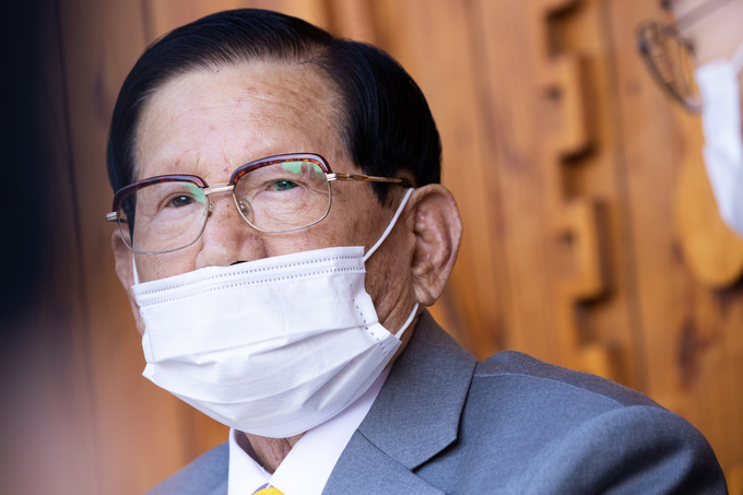 신천지 이만희 총회장. (사진 = 연합뉴스)