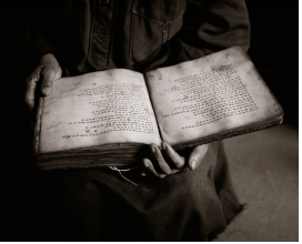 Sacred Text, Ethiopian Church, Jerusalem, Israel, 1995, Archival Inkget Print, 50.8x60.9cm