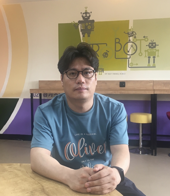 시흥 경기스마트고등학교 김세중 대외협력부장 (사진= 김민기 기자)