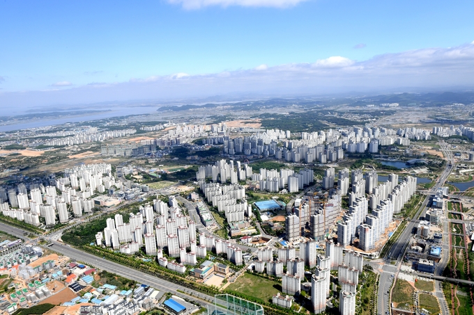 파주메디컬클러스트가 조성되는 인근의 운정신도시/파주시제공