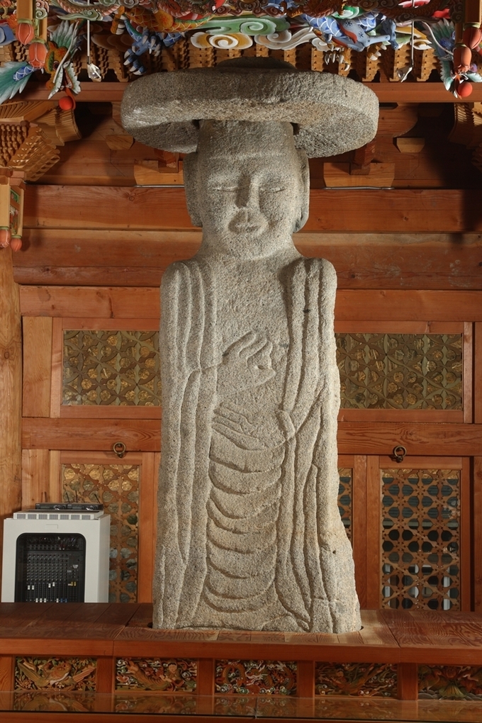 양평 불곡리 석조여래입상 (사진=경기도 제공)