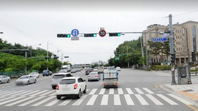 성남시 삼평동 주요 간선도로인 대왕판교로의 제한속도가 시속 70㎞에서 60㎞로 하향 조정된다. /성남시 제공