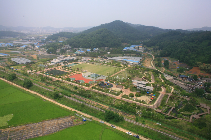 역곡지구 항공사진/부천시제공