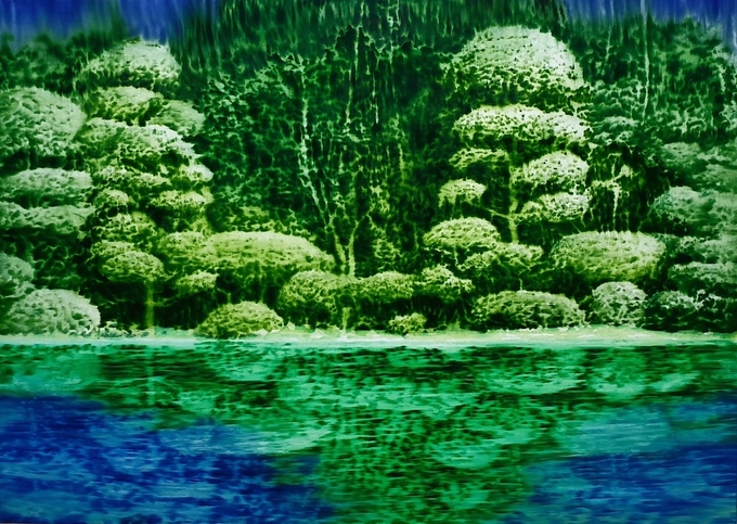마음, 정원, 2019, oil on canvas, 65x91cm <strong>(사진=아트센터 화이트블럭 제공)</strong>