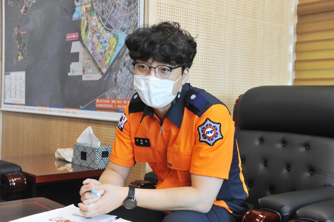 119원의 기부 프로젝트를 통한 지원사업을 더욱 넓혀가고 싶다는 서영재 팀장. (사진=이재민 기자)