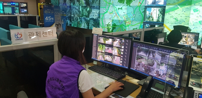 d인공지능 적용 명석해진 방범 CCTV 선별과제 시스템 작동.