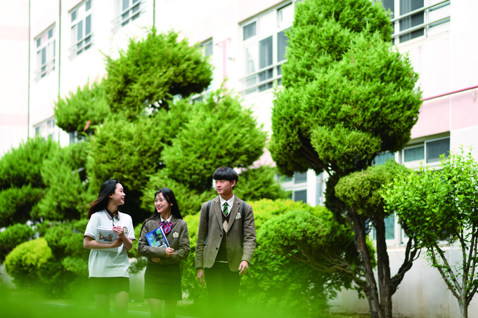 경일관광경영고 학생들. (사진=경일관광경영고등학교 제공)