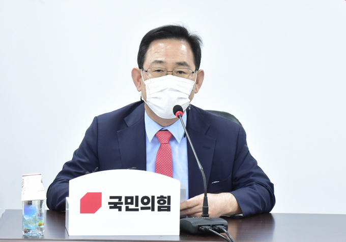 주호영 국민의힘 원내대표가 지난 5일 서울 여의도 국민의힘 중앙당사에서 열린 비상대책위원회의에서 발언하고 있다. (사진=연합뉴스) 